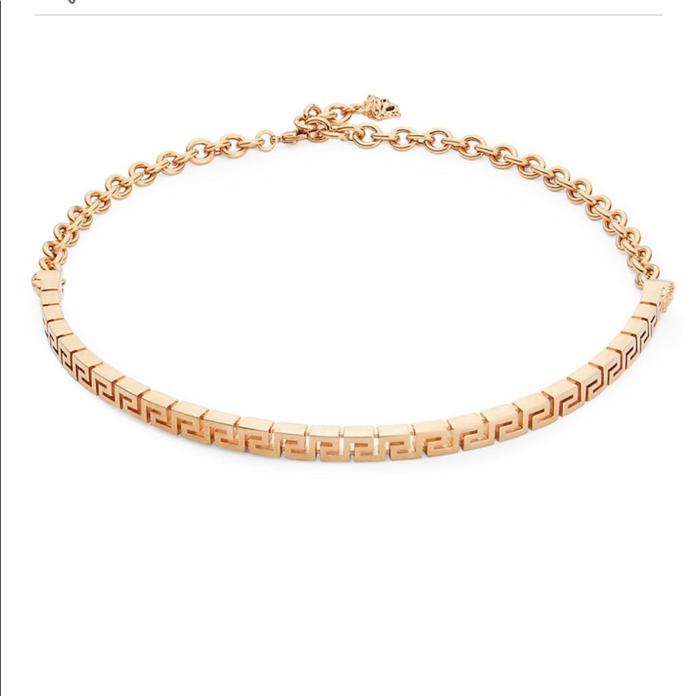 Versace gold tone choker originally $850 $900 with tax